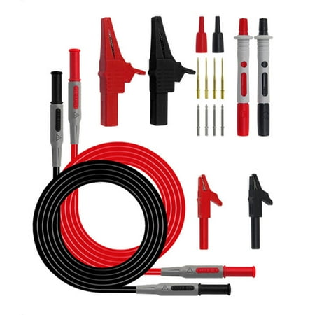 Multimeter Leads Kits 4mm Accessories Upgraded Test Leads Set for Car Tester