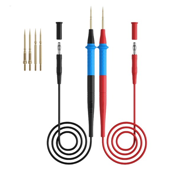 Multimeter Pen 23A 1000V Stainless Steel Probe Replacement Probe Cable Pen