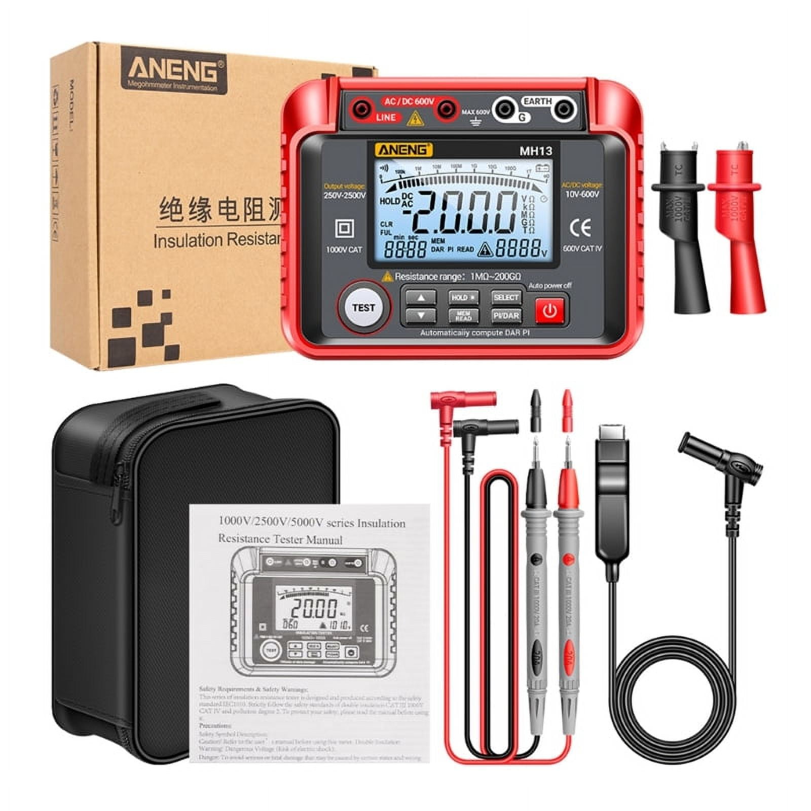 Multimeter Resistance Meter Megohmmeter Ohm Tester