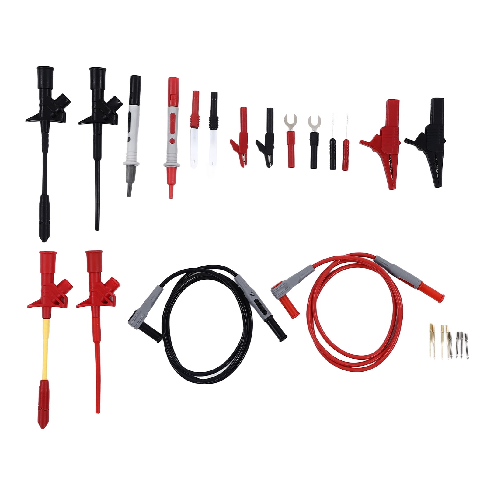 Multimeter Test Leads Kit Brass PA Automotive Test Probes Kit for