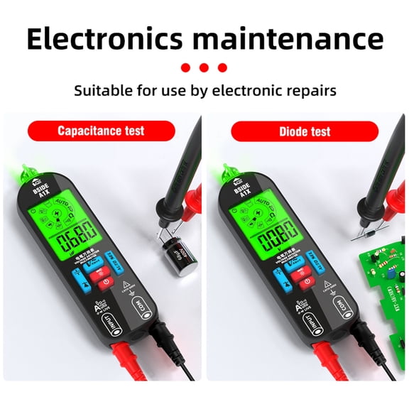 Multimeter,Test Pen Professional With Shutdown And Meter With Shutdown Live Wire Meter Tester Live Wire Diode Tester Live Shutdown And Function Handheld Test Pen Wire Meter With Twirltide