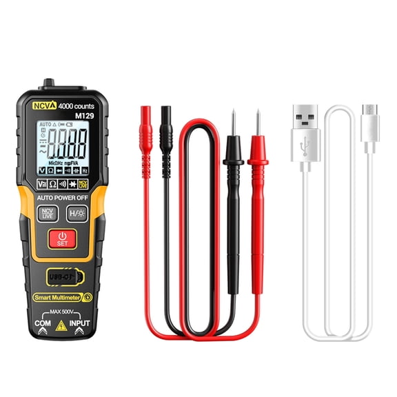Multimeter Tester, Voltmeter Auto Ranging Ohmmeter Voltages Resistance Continuitys NCV Live Testers