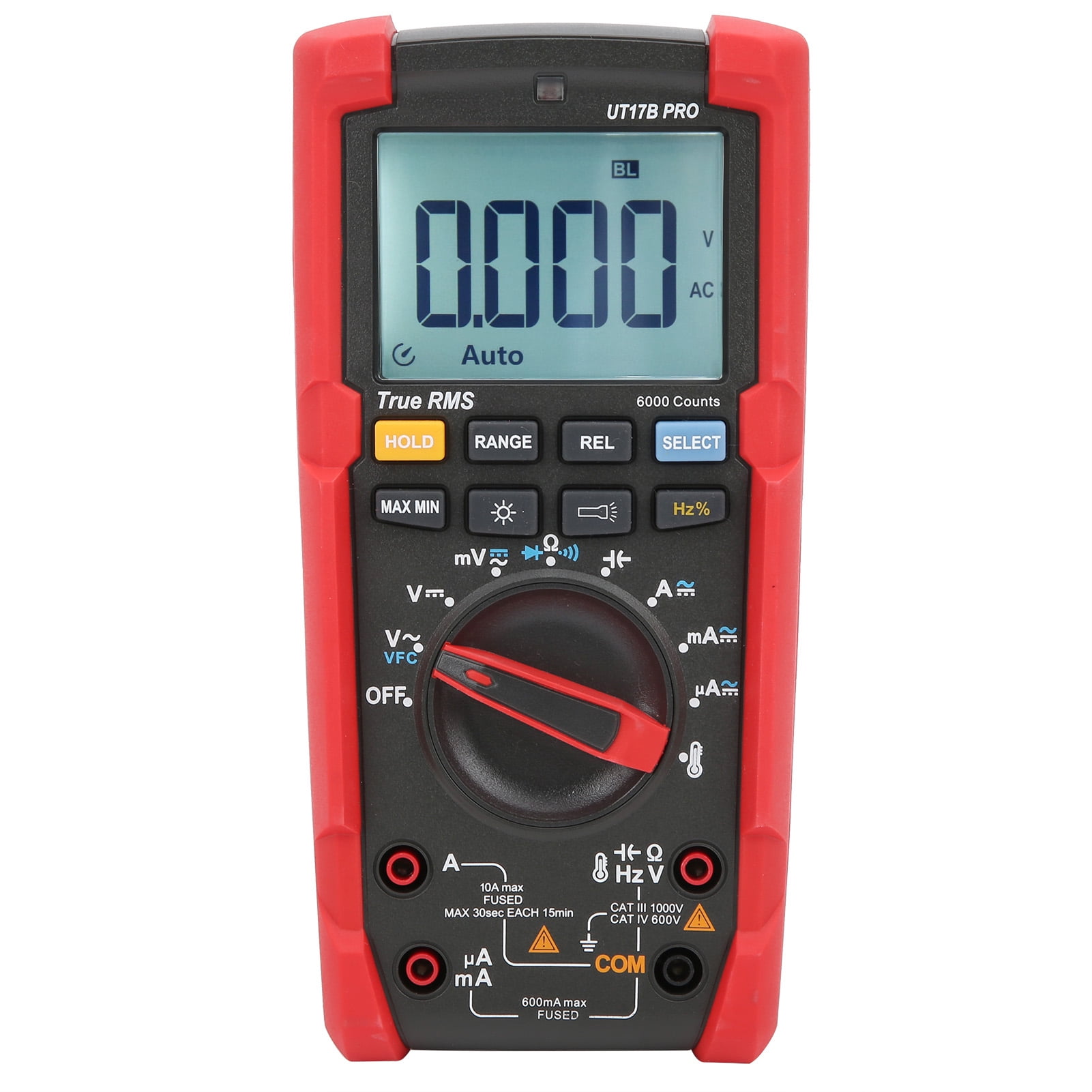 Multimeter, UT17B PRO Digital Multimeter Voltage Tester, Multimeter