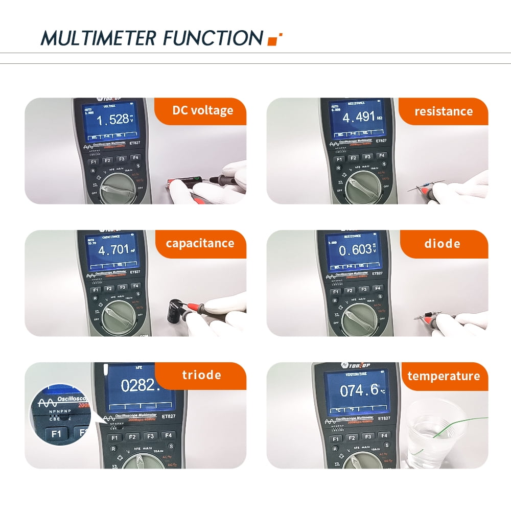 Multimeters,Diy And Test 2in1 Lcd Display Function Diy And Rate Data ...