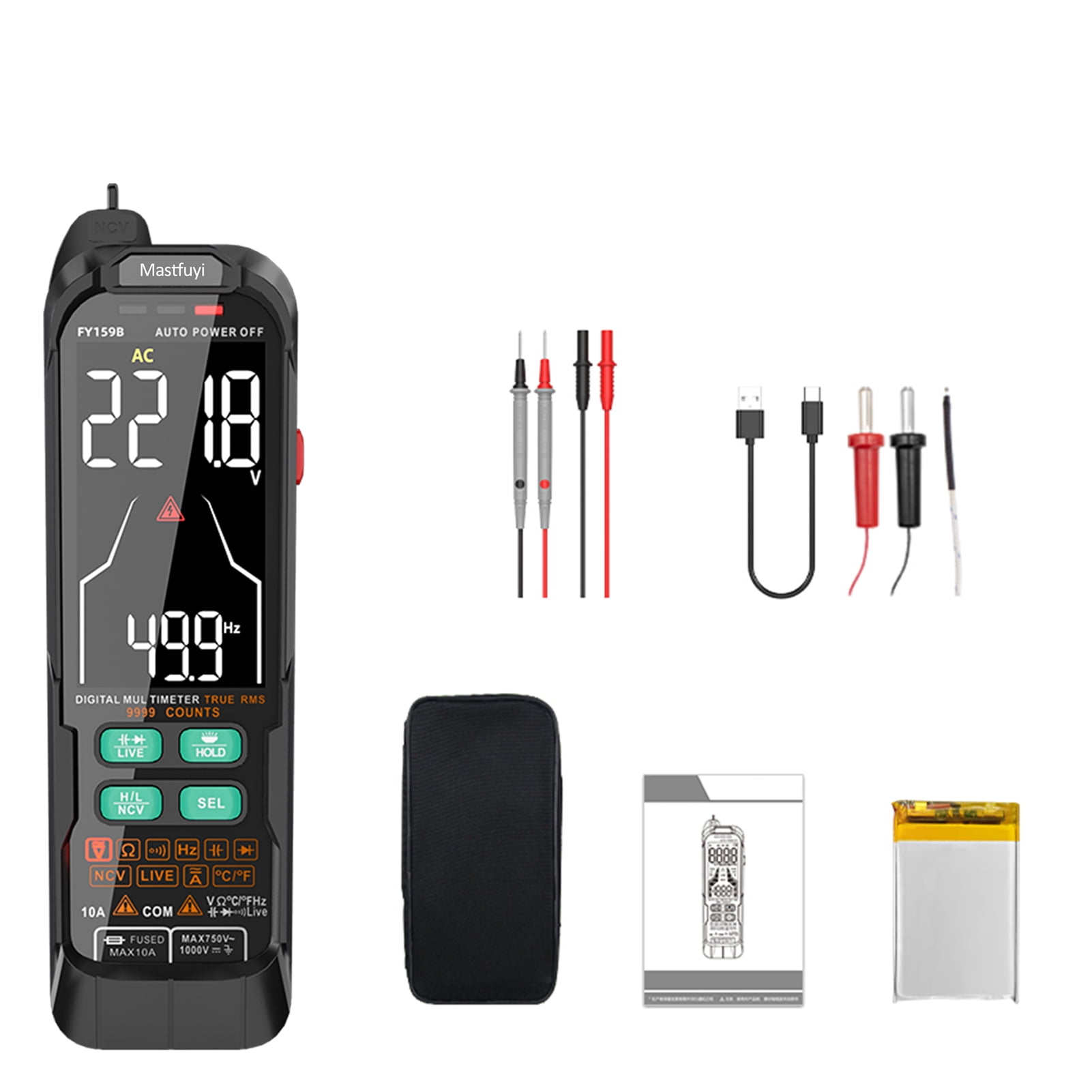 Multimeters,Fy159b Portable Display Hxber Siuke Dsfen