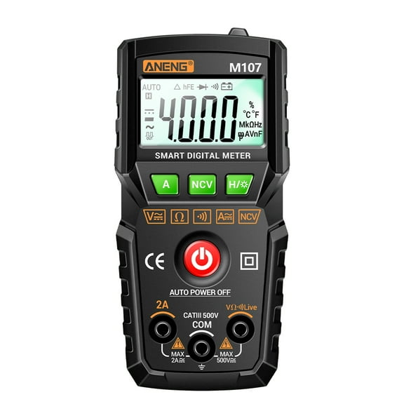 Multimeters,Handheld Tester Voltmeter Meter Handheld Tester 4000 Ncv Universal Voltmeter Ammeter With Tester Voltmeter Ammeter Universal Meter Handheld Ncv Universal Meter M107 4000 Ncv