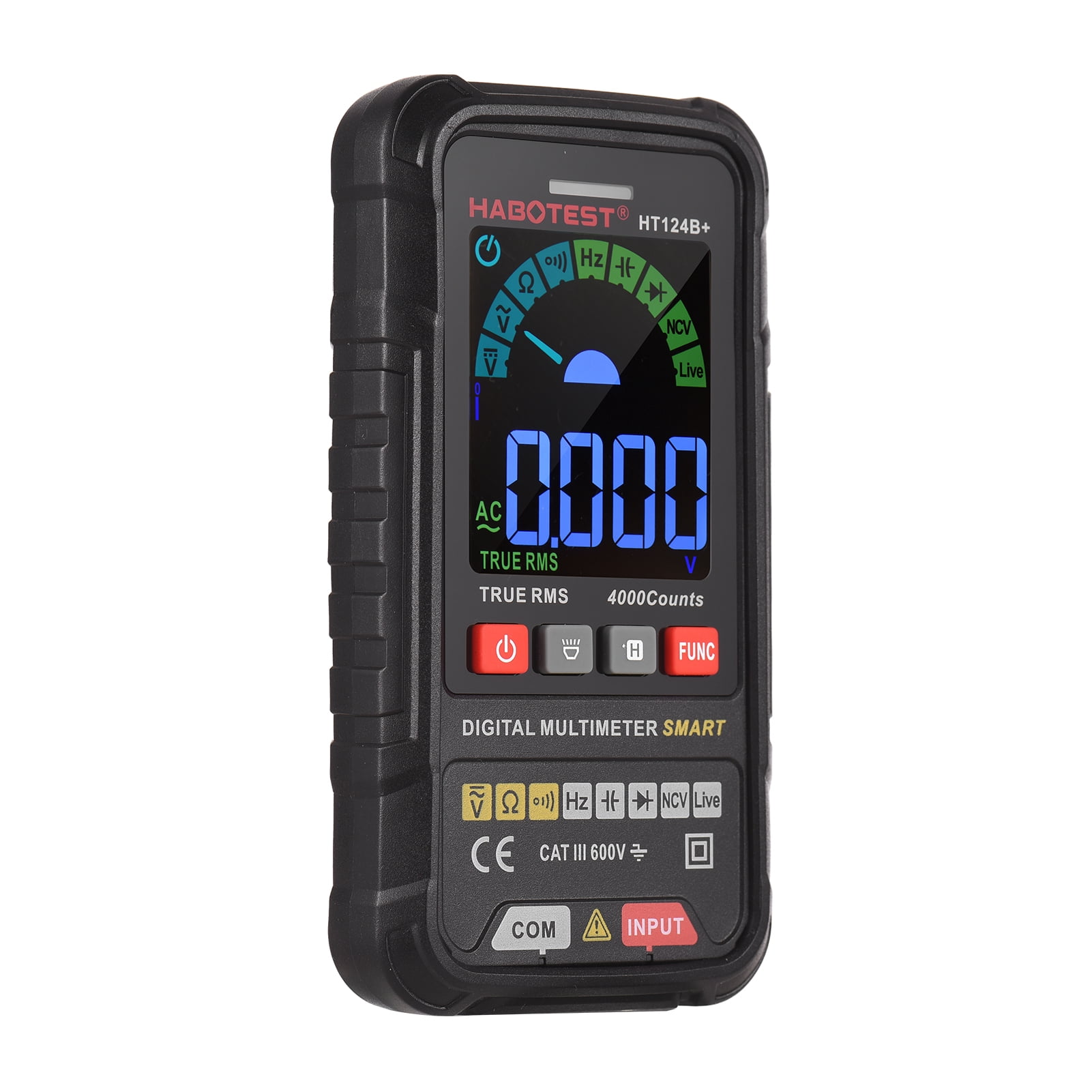 Multimeters,Live Wire Tester 4000 Rms 600v Wire Tester With Color Screen Nvc Live Wire With Lcd Color Diode Nvc Live 600v Resistance Continuity Rms 600v Resistance Siuke Qudai With L Color