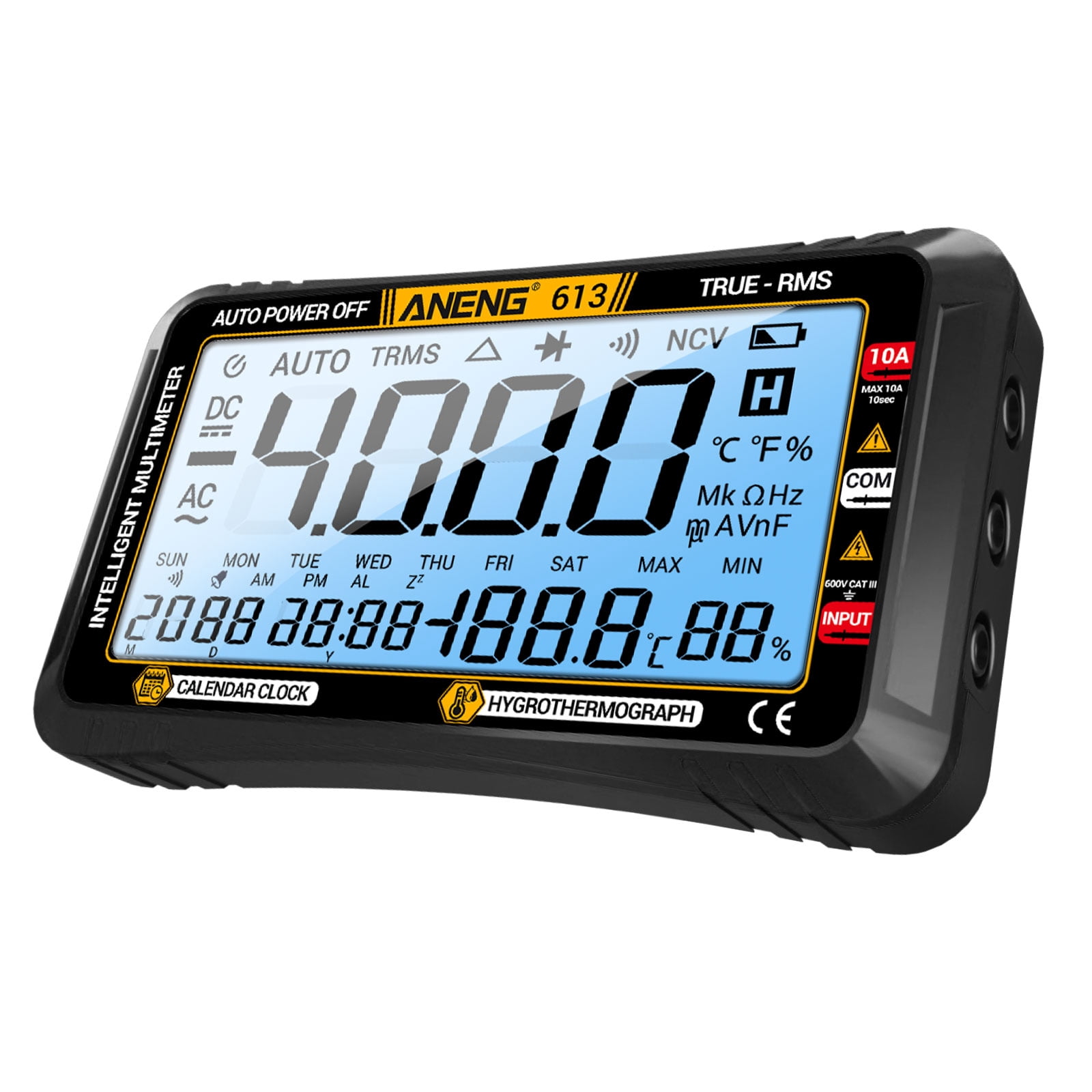 Multimeters,Perpetual 4000 Temperature 4000 Perpetual Resistance In 1 4000 Curent 4000 Tester Tools Perpetual Tester Professional Calendar Test Tester 613 Calendar Test Tools Temperature 3 In