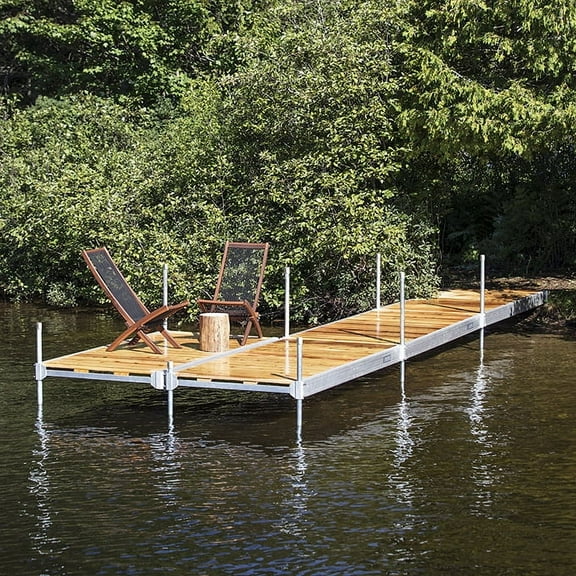 Multinautic QP-400, 4' x 8' Aluminum Stationary Dock Structure Kit
