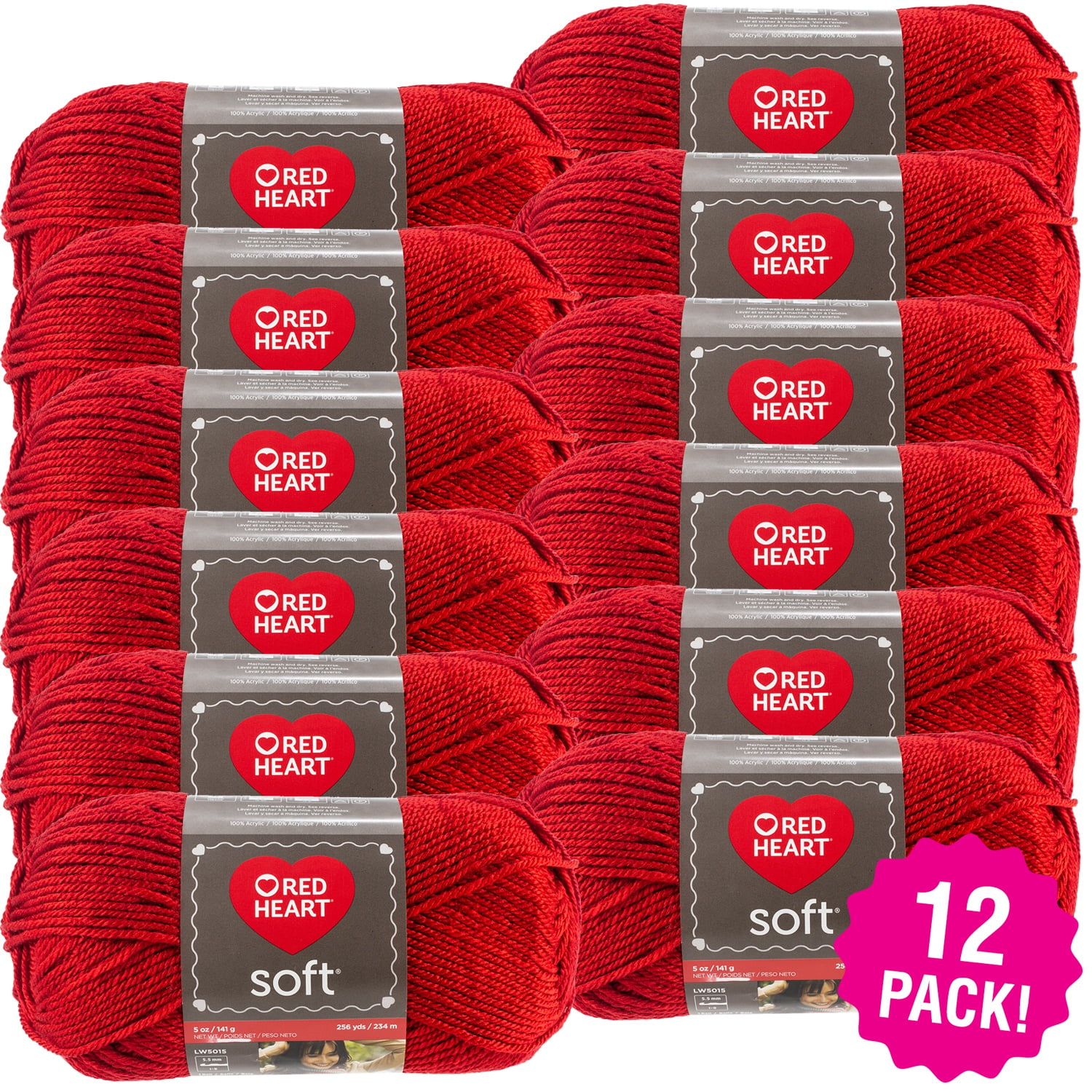 Red Heart Soft Yarn - Wine