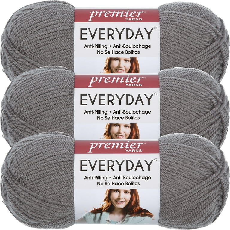Premier Yarns Everyday Solid Yarn-Steel