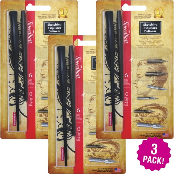 Multipack of 3 - Speedball Sketching Set
