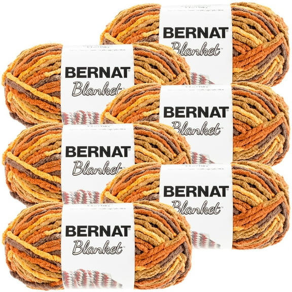 Bernat Blanket Yarn - Fall Leaves, Multipack of 6