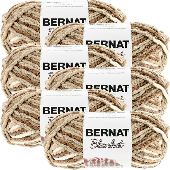 Multipack of 6 - Bernat Blanket Yarn-Sonoma
