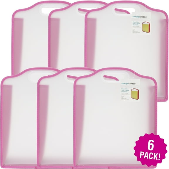 Multipack of 6 - Storage Studios Paper Folio-3"X13"X15.75"