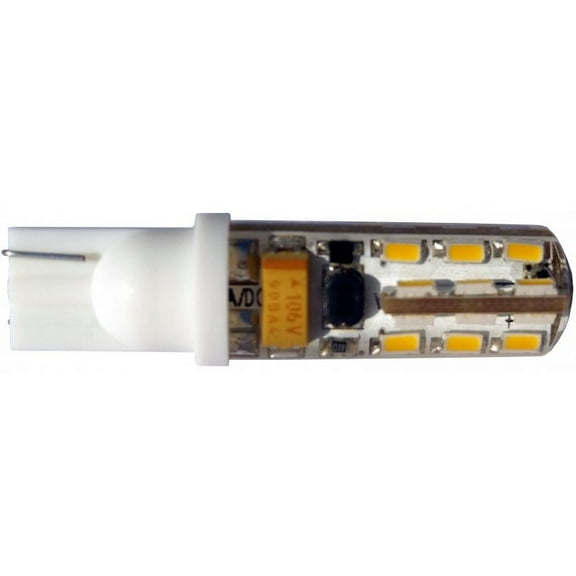 Multipack of FIVE (5) of LED 2W (Eq to 15W) Dimmable Waterproof T10 Wedge Bulb