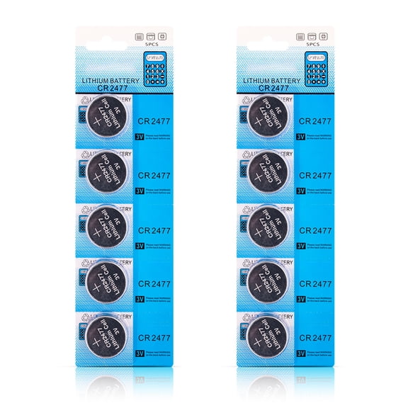 Multipacks CR2477 Lithium Button Cells, 3V Power Sources CR2477 3V Lithium Coin for Electronic Devices Gadgets