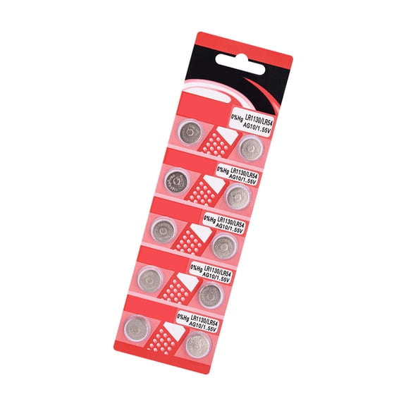 Multipacks of 20pc/10pc AG10 LR1130 Watch Alkaline Button Cell Batteries Button Batteries for Toy & Timepieces