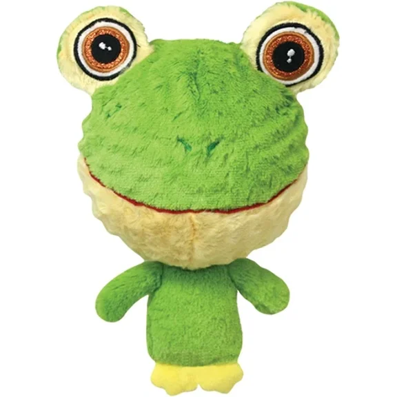 Multipet 43233-1 Knobby Noggins Frog Dog Toy