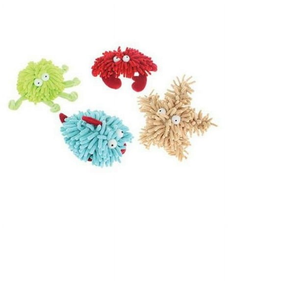 Multipet 8063694 Multipet Assorted Sea Shammies Plush Pet Toy
