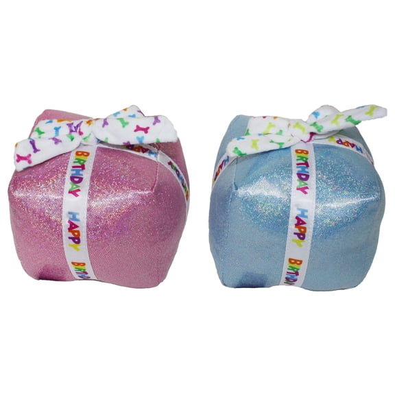 Multipet Birthday Present Dog Toy, Assorted Colors, Size: 5.5