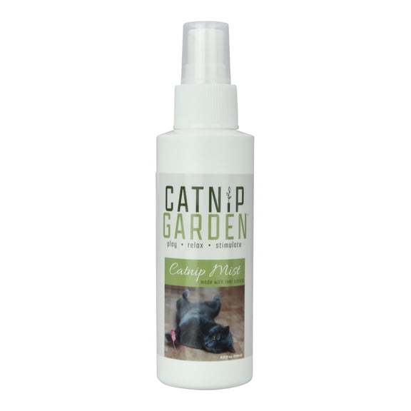 Multipet Catnip Garden Mist, Catnip Spray, Cat Toy, 4 oz Spray Bottle