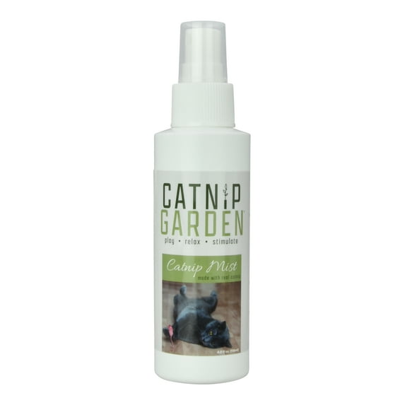 Multipet Catnip Garden Mist, Catnip Spray, Cat Toy, 4 oz Spray Bottle