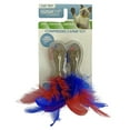 thumbnail image 1 of Multipet Compressed Catnip Mice, 2 Pack, Blue and Red, 1 of 2