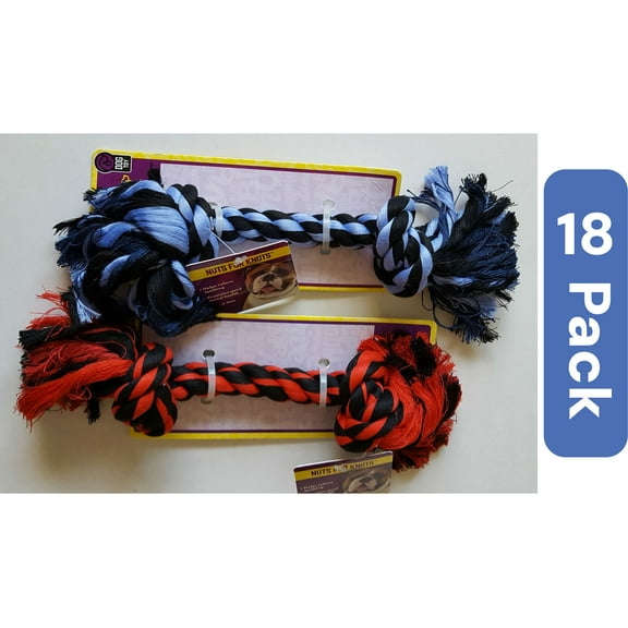 Multipet Dog Toy Nuts for Knots 2 1 ea (Pack of 18)