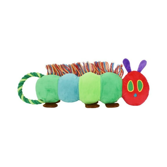 Multipet's Eric Carle Very Hungry Caterpillar Rope Tug Dog Toy, 9"
