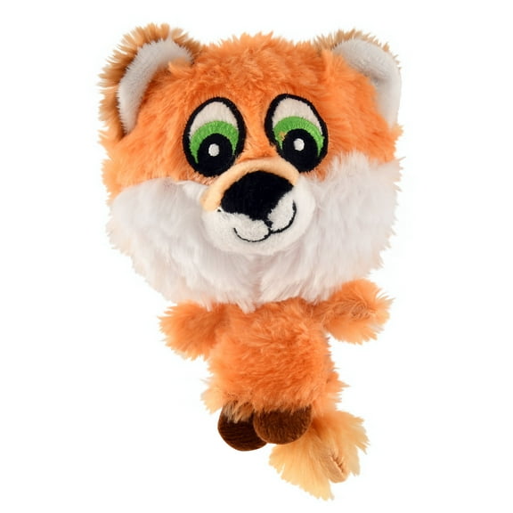 Multipet International 43225 4" Knobby Noggins Plush Dog Toy Assorted Styles