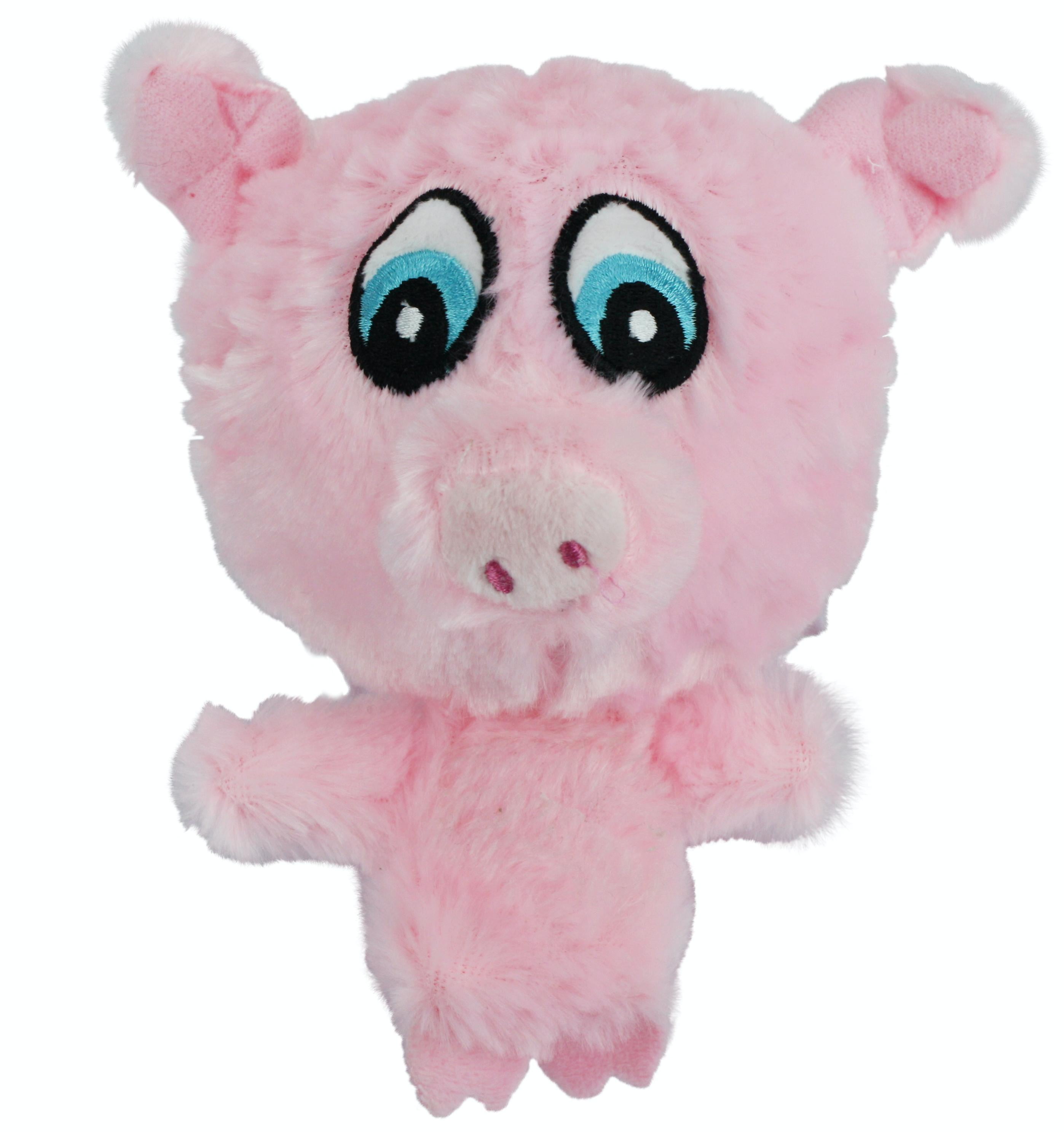 Multipet Knobby Noggins Plush Koala Dog Toy, Bumpy Rubber Ball