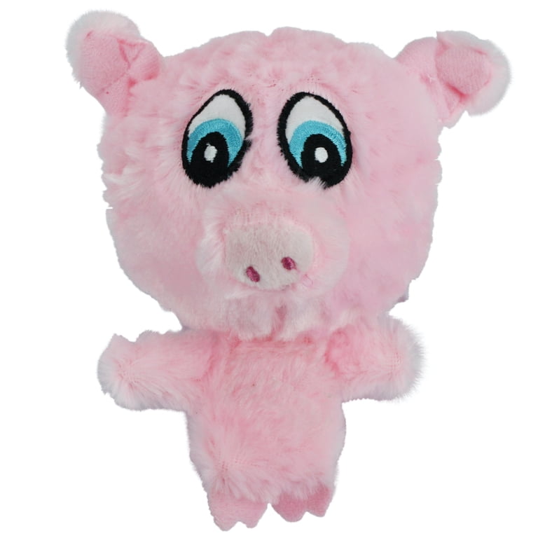 イ*ヌ様 VAULTROOM KEYDOG THE LAUGHING MAN T Multipet Knobby Noggins Plush Pig Dog Toy, Bumpy Rubber Ball Head