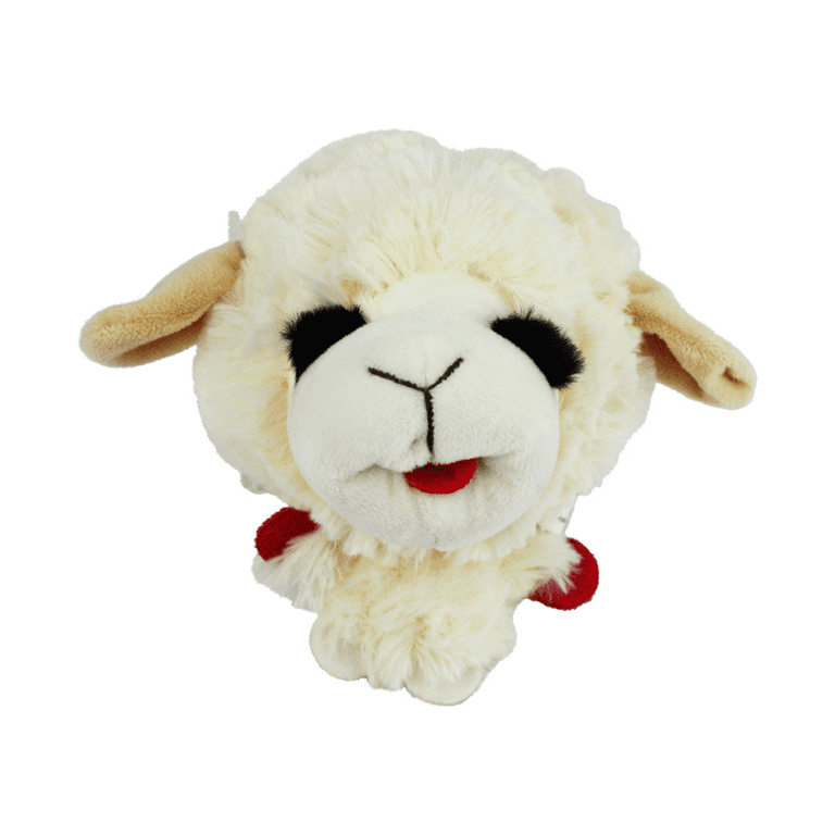 MultiPet 784369487008 Lamb Chop Knobby Noggins Pet Toy - 5