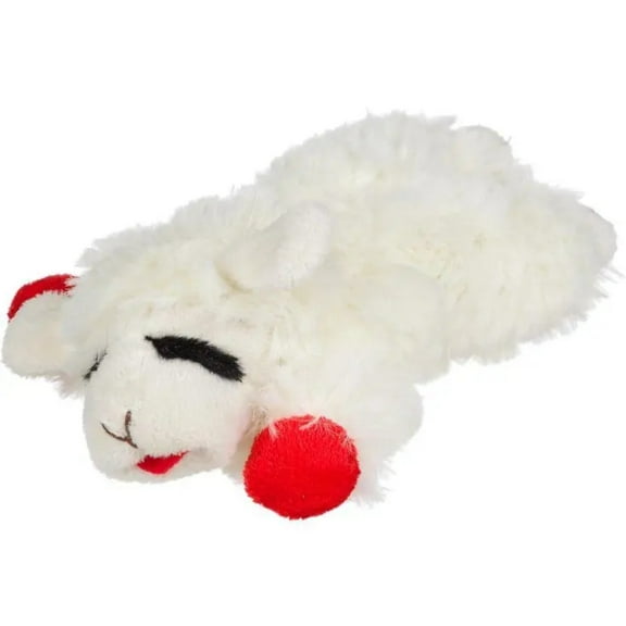 Multipet Lamb Chop Pet Squeaker Plush Dog Toy 10 3-Pack
