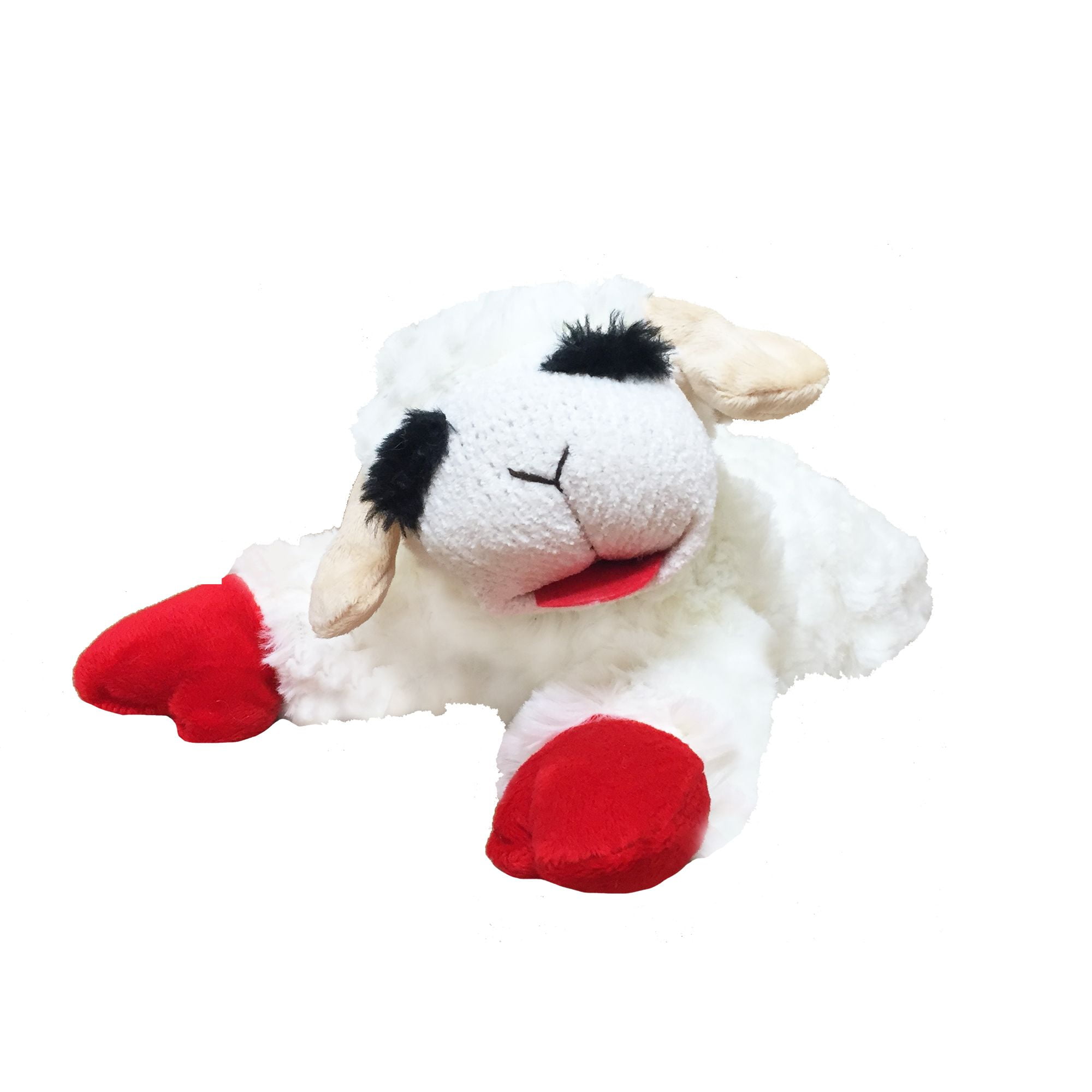 Multipet Lamb Chop Plush Dog Toy, Medium
