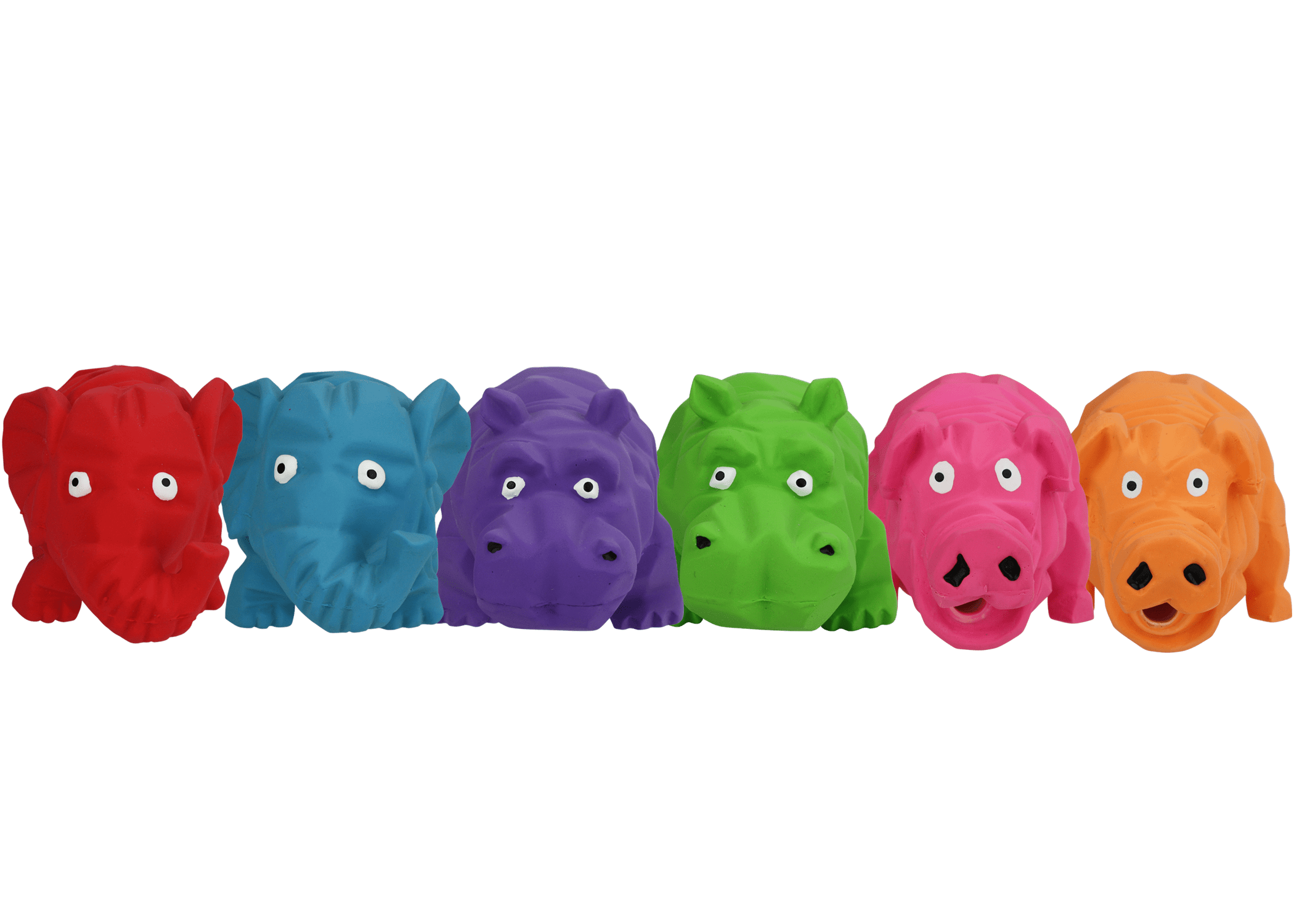 Multipet Latex Origami Pals Dog Toy, Assorted, 8"