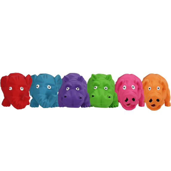Multipet Latex Origami Pals Dog Toy, Assorted, 8"