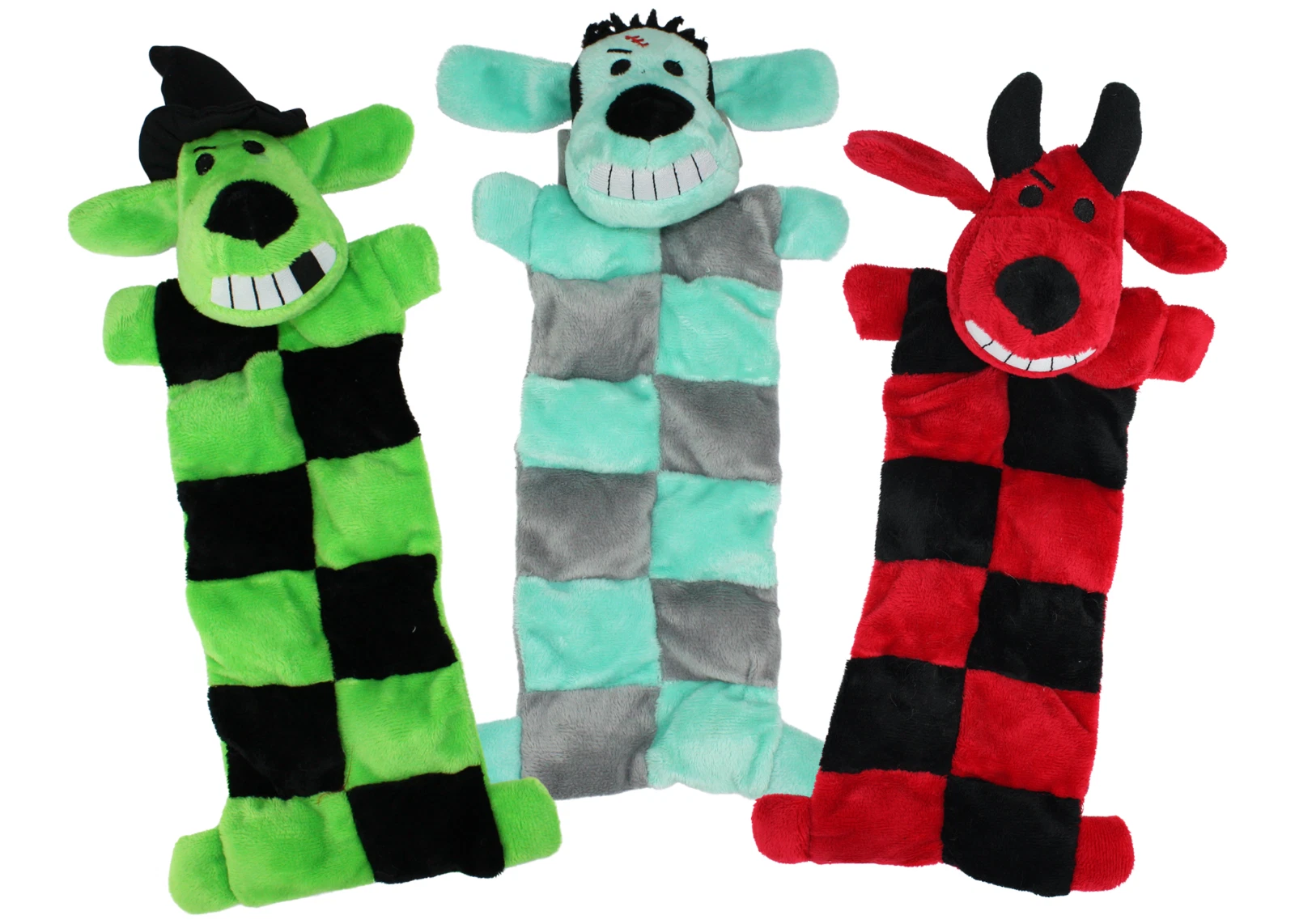 Multipet Loofa Halloween Squeaker Mat Assorted Dog Toy, 12" (Sold Separately)*