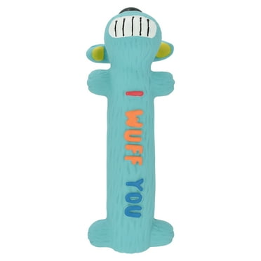 Multipet Loofa Latex Smiling Plush Dog Toy