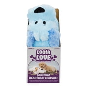 Multipet Loofa Love Companion, Anxiety, Stress Reliever Plush Cuddle Buddy for Dogs with Artificial Heartbeat Sound and Vibration, Assorted Colors