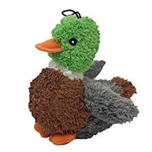 Multipet Look Who's Talking Plush Duck Dog Toy, 5"