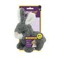 Multipet Look Who's Talking Plush Rabbit Dog Toy