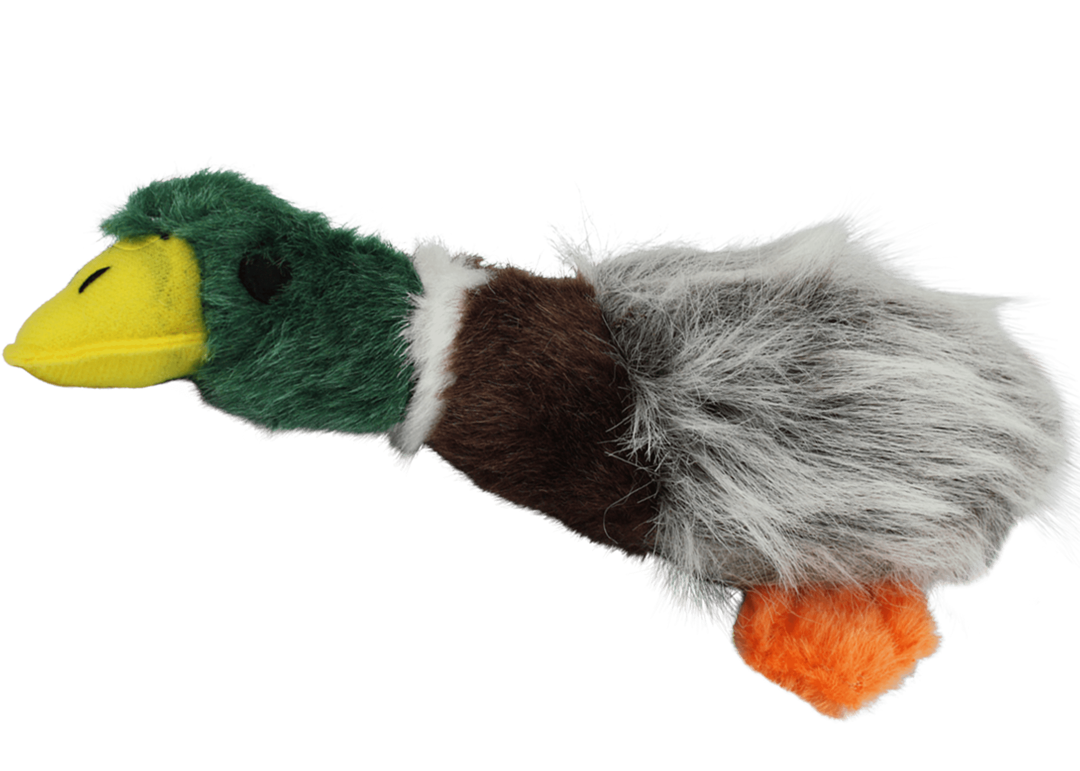 Multipet Plush Migrator Mallard Dog Toy, 9.5"
