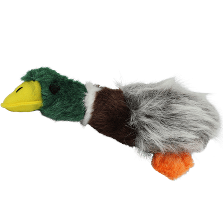 Multipet Plush Migrator Mallard Dog Toy, 9.5"