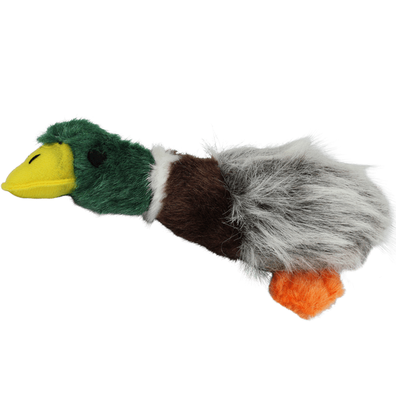 Multipet Plush Migrator Mallard Dog Toy, 9.5"