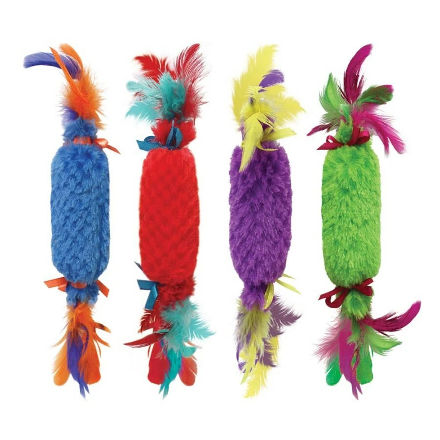 Multipet Mini Katz Kuddlerz Cat Toy Wtih CatAssorted 7" (Each Sold Separately)