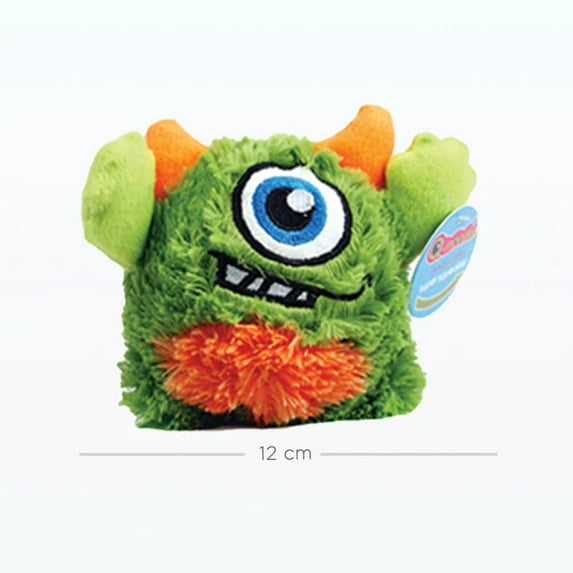 Multipet Mini Pet Plush Hedgehog Small Dog Toy with Squeaker, Purple