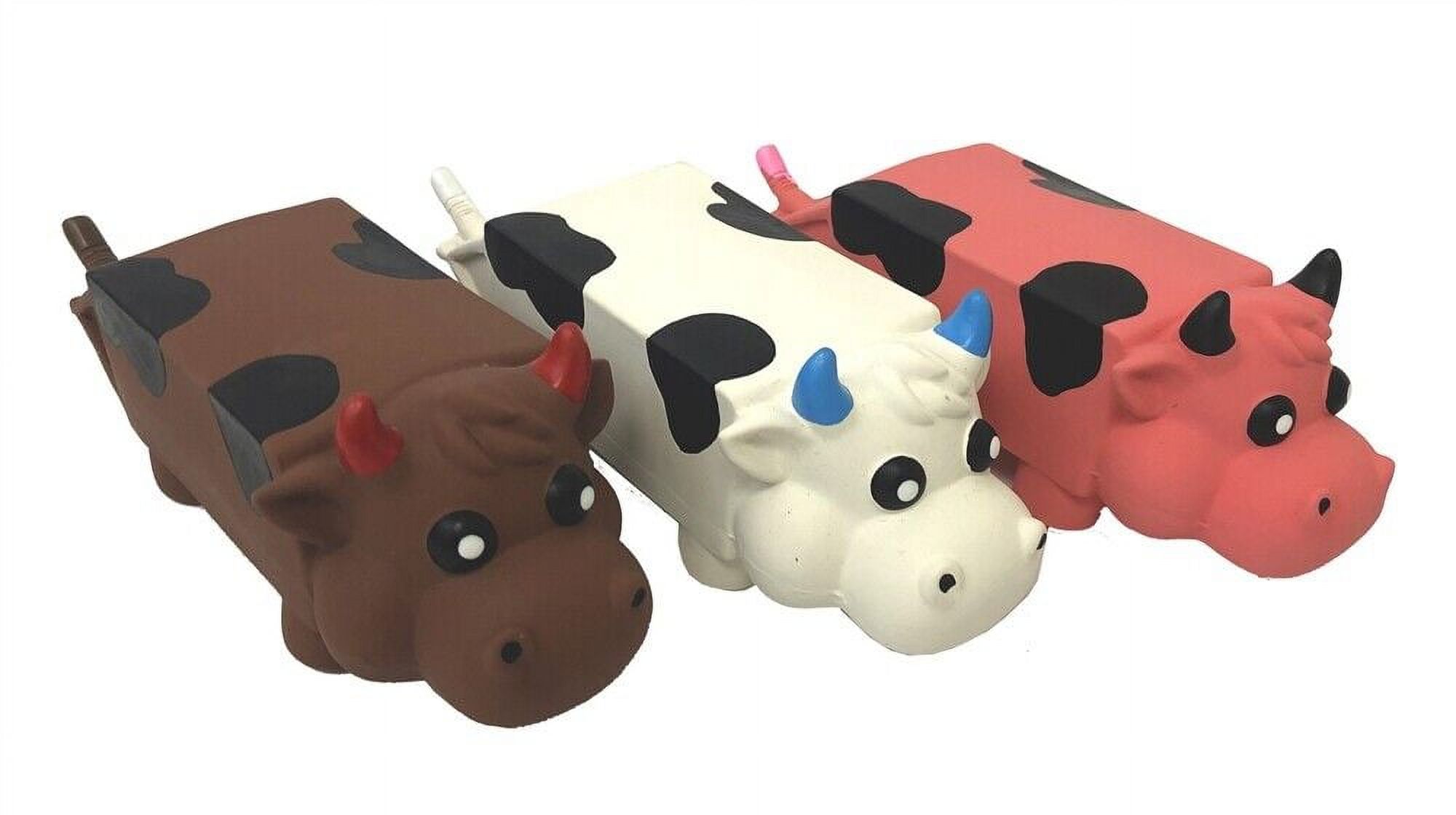 Multipet Moo Mates Assorted Cow Milk Carton Dog Toy