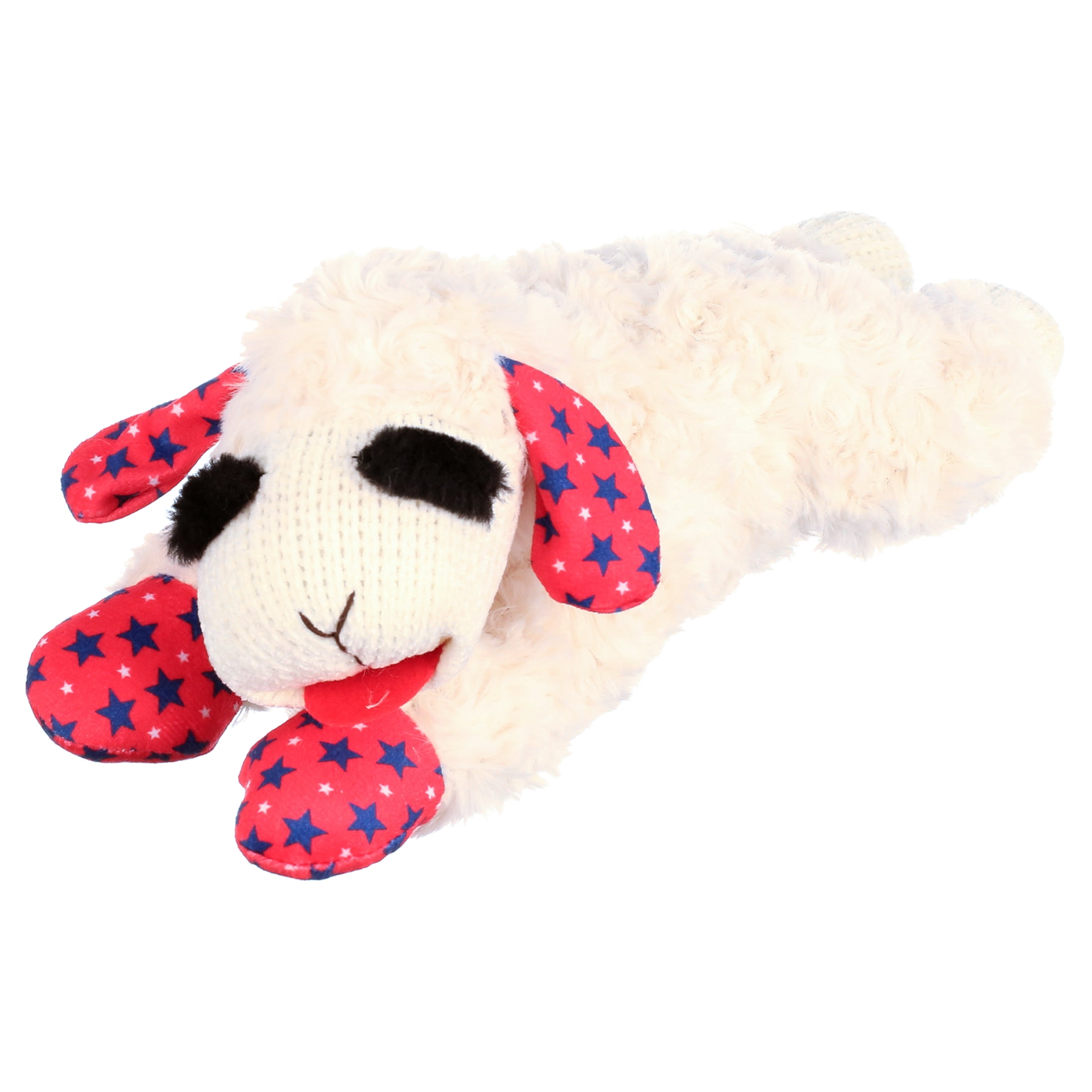 Multipet Patriotic Lamb Chop, Dog Toy, Size 10.5